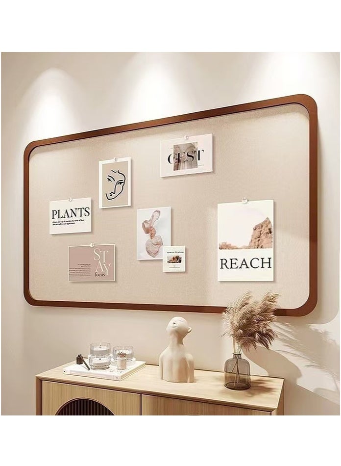 OASIS DESERT Photo Wall, Felt Wall, Felt Board, Background Board, Cork Board, Display Frame Assembly, Decoration Board, Message Board, With 30 Metal Nails - Image 3